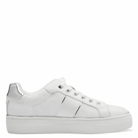 Дамски Сникърс TAMARIS – 1-23724-42-171 WHITE/SILVER — снимка 2