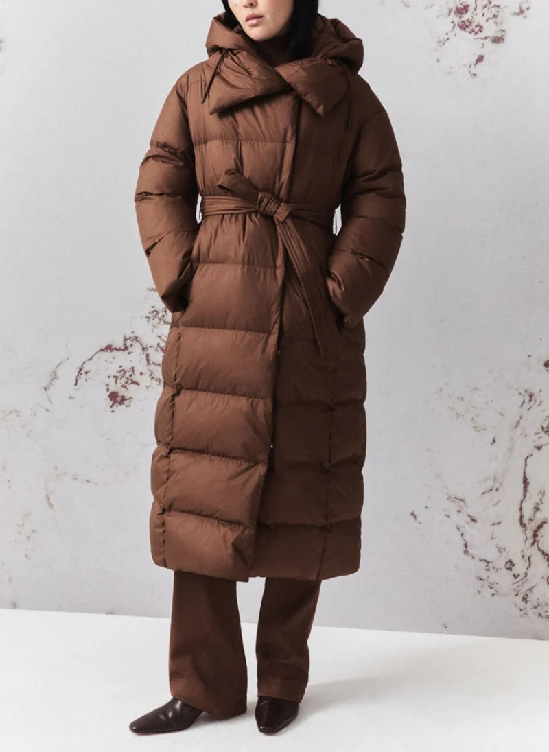 Дълго пухено яке Marella Monochrome Mllalben