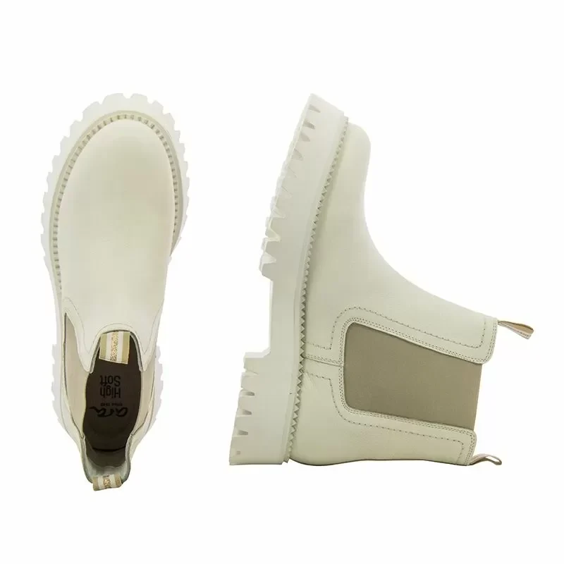 Дамски Равни Боти ARA – 12-56710-09 CREAM — снимка 5
