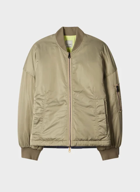Бомбър яке с 'Water-repellent' обработка Paul Smith — снимка 5