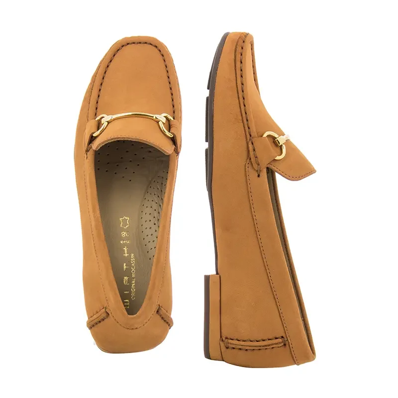 Дамски Мокасини WIRTH – 60545 NABUCK CAMEL — снимка 5
