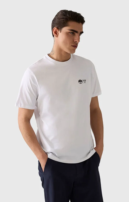 Бяла тениска GUESS x North Sails — снимка 4