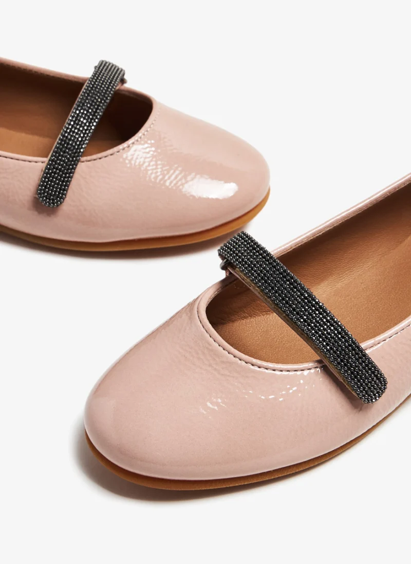Пантофки с монили Brunello Cucinelli Kids — снимка 4