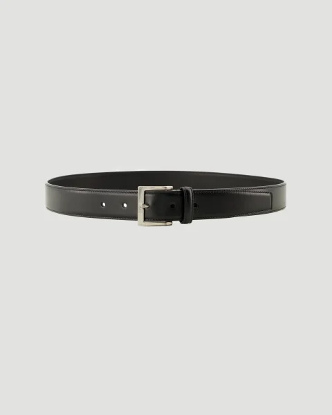 Leather Belt in Black