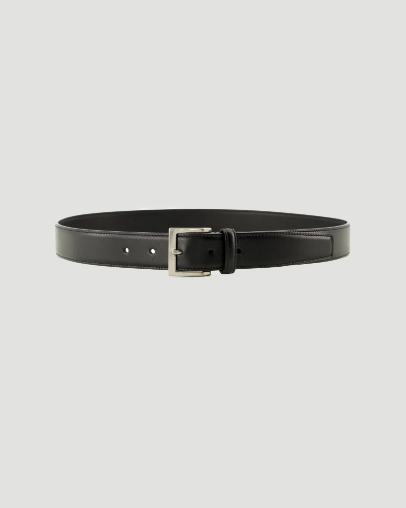 Leather Belt in Black