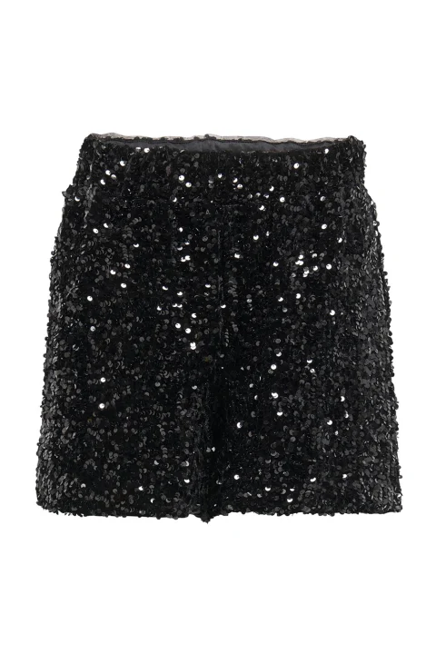 Къс панталон Onlconfidence New Sequins Jrs 15360164 C-N10 black