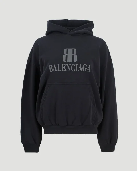 Nano BB Hoodie Medium Fit in Black Faded