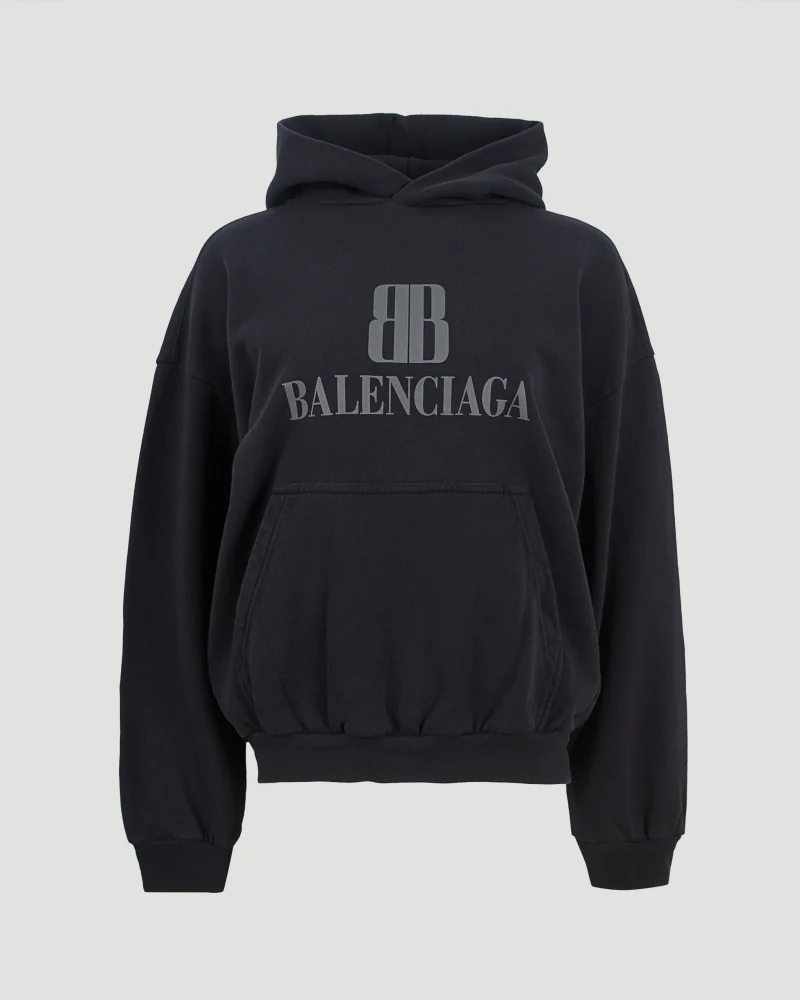 Nano BB Hoodie Medium Fit in Black Faded