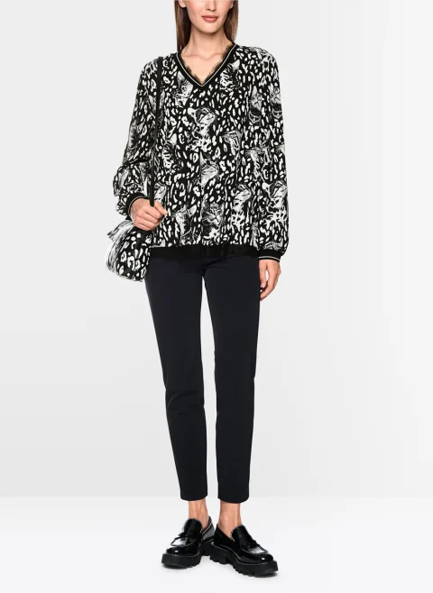 Блуза с дантела Marc Cain Sports — снимка 2