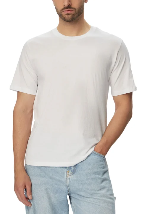 T-Shirt Jjcalm Back Print Ss Crew Neck 12297701 11-0601 TCX bright white