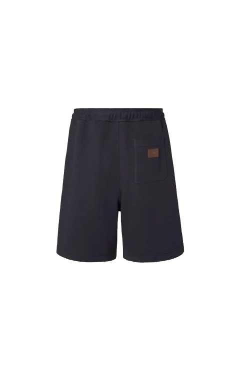 Navy Blue Cotton Shorts — снимка 2