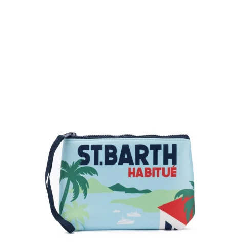 Чантичка с принт Habitué Aline SAINT BARTH