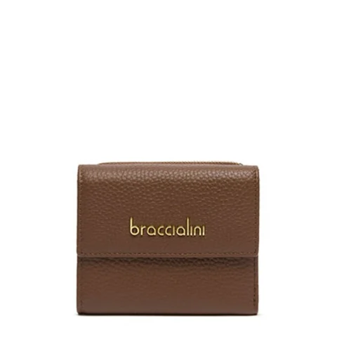 Дамски кафяв портфейл Braccialini