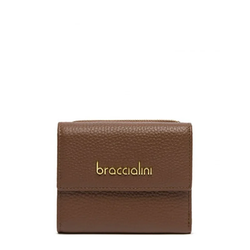 Дамски кафяв портфейл Braccialini