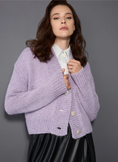 Полошърт със 'sparkling' мотив Marc Cain Collections — снимка 6