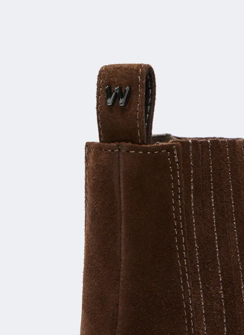 Велурени боти 'Chelsea' Weekend Max Mara Genepi — снимка 5