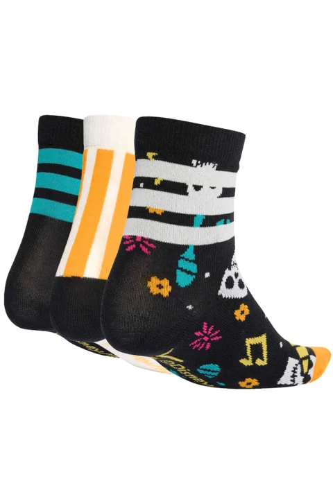 Чорапи (Pack of 3) Lk Dy Co Owhite/Black/Black JM4472 white — снимка 2
