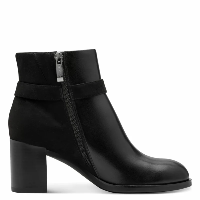 Дамски Боти На Ток TAMARIS – 1-25363-45-001 BLACK — снимка 2