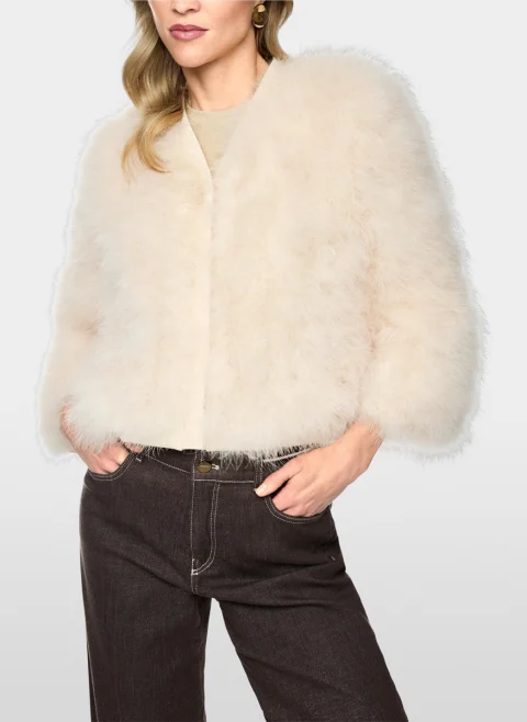 Късо яке с пера Marc Cain Collections
