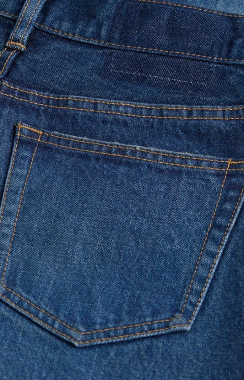 Classic Slim Denim Full Length in Faded Blue — снимка 2