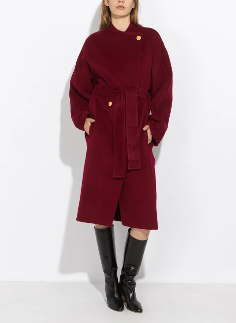 Палто от вълна и кашмир Alberta Ferretti — снимка 2
