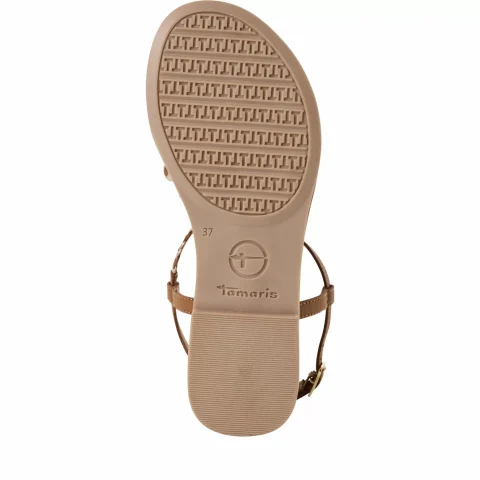 Дамски Равни Сандали TAMARIS – 1-28139-44-392 COGNAC COMB — снимка 6