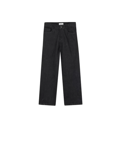 Деним с контрастен детайл Lanvin Kids