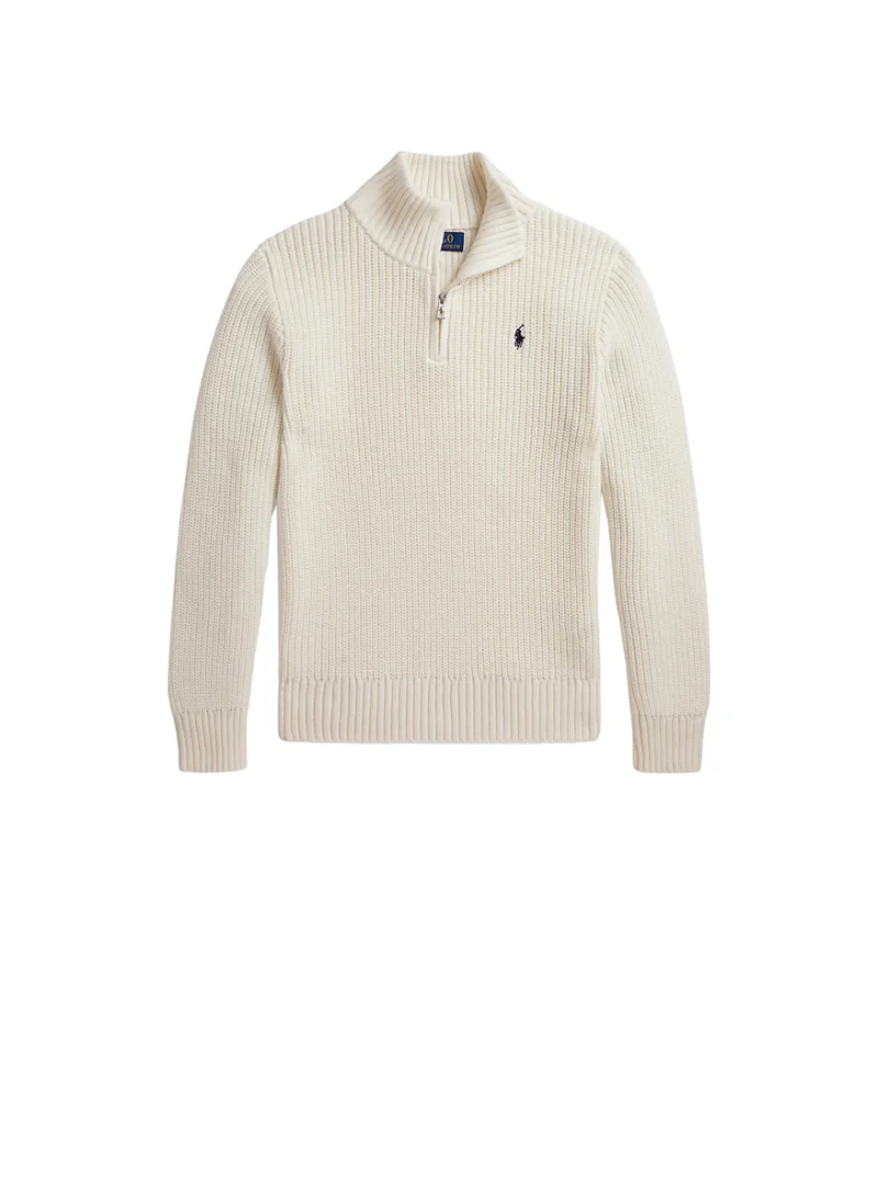 Пуловер с лого бродерия Ralph Lauren Kids 7-14