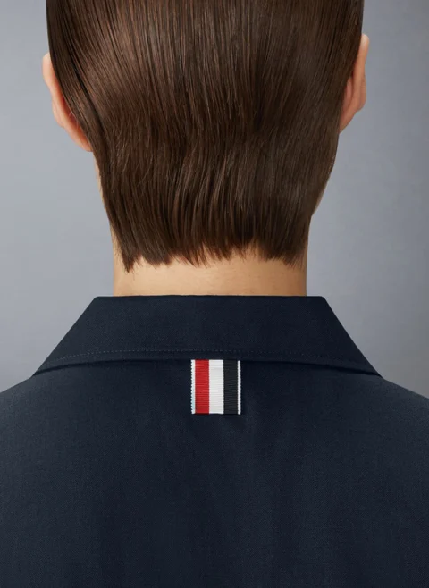 Рокля с плисиран мотив 'School Uniform' Thom Browne — снимка 4