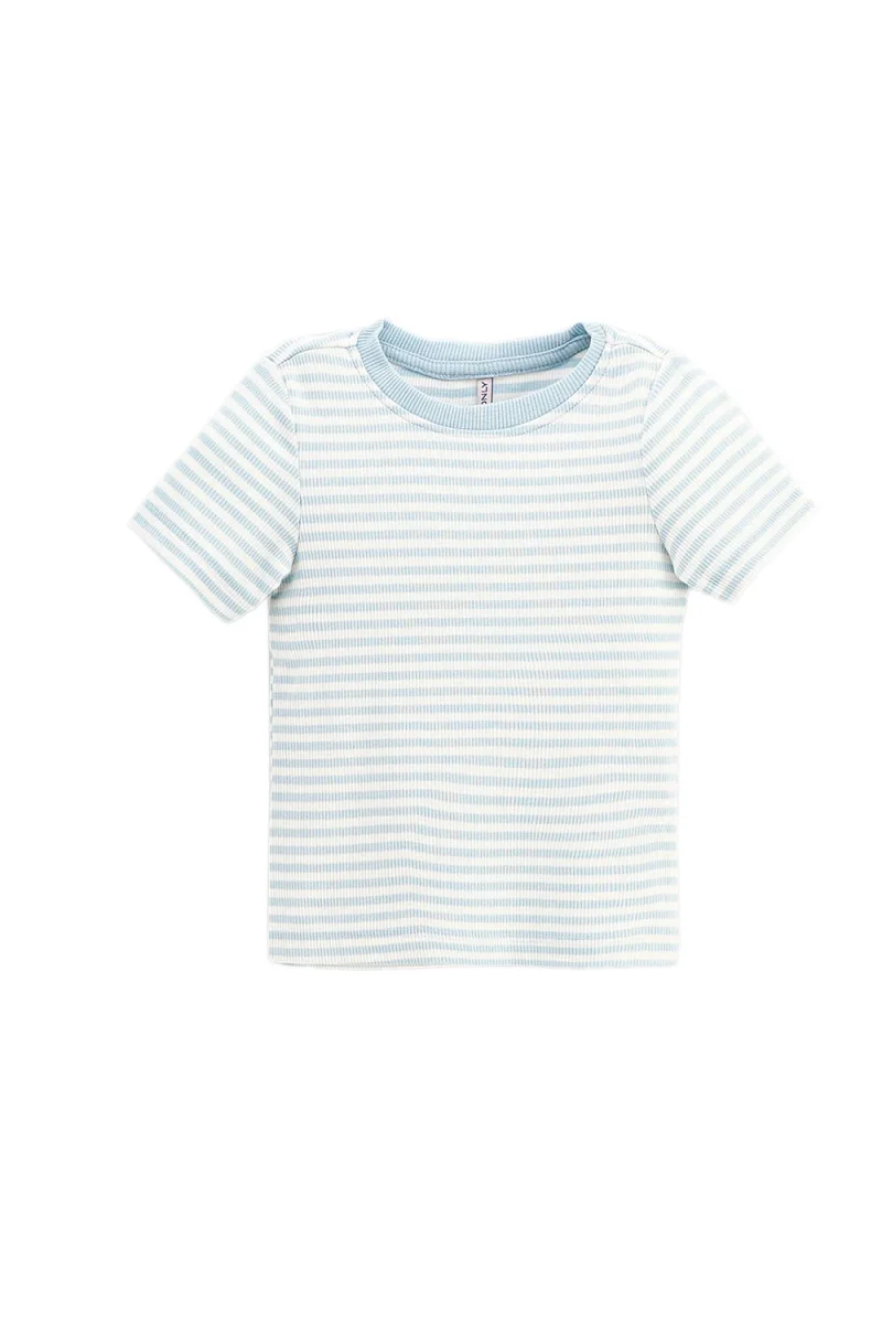 Детски Top Komjosse S/S O-Neck Top Jrs 15253850 14-4115 tcx cashmere blue