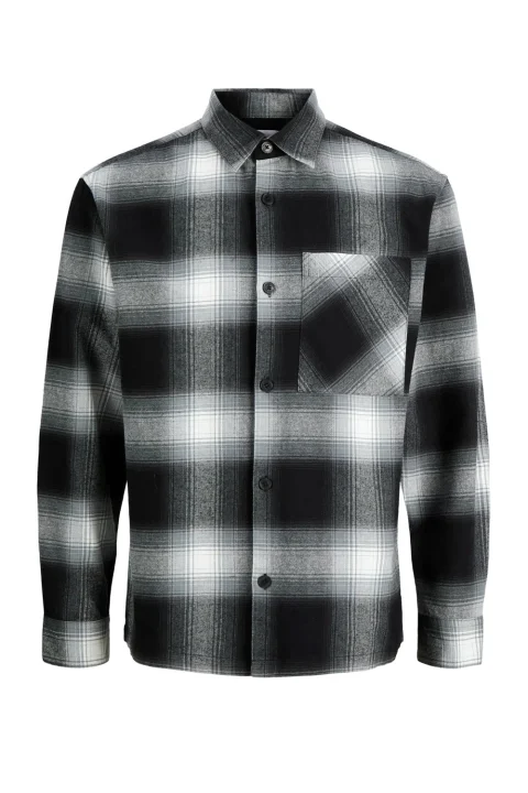 Риза Jjejackson Overshirt 12300088 19-0201 TCX asphalt