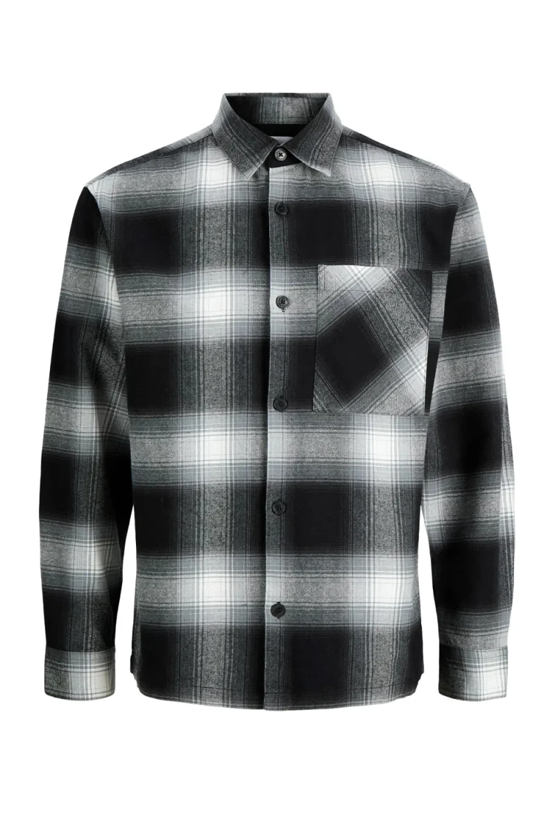Риза Jjejackson Overshirt 12300088 19-0201 TCX asphalt