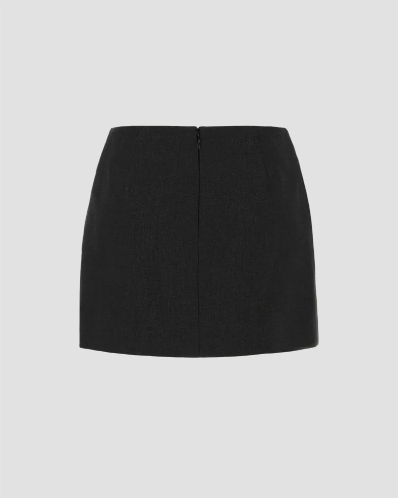 Mini Skirt in Anthracite — снимка 2