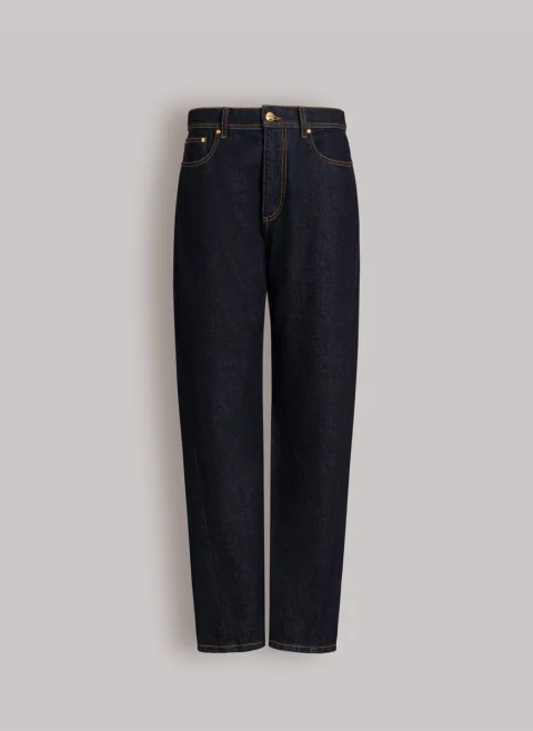 Деним 'Straight leg' Alberta Ferretti — снимка 4