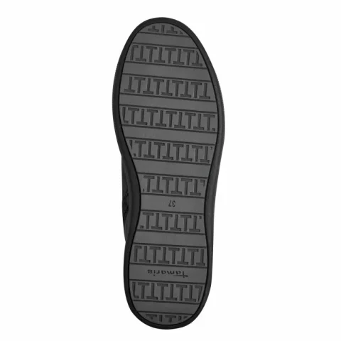Дамски Сникърс TAMARIS – 1-25203-42-003 BLACK LEATHER — снимка 6