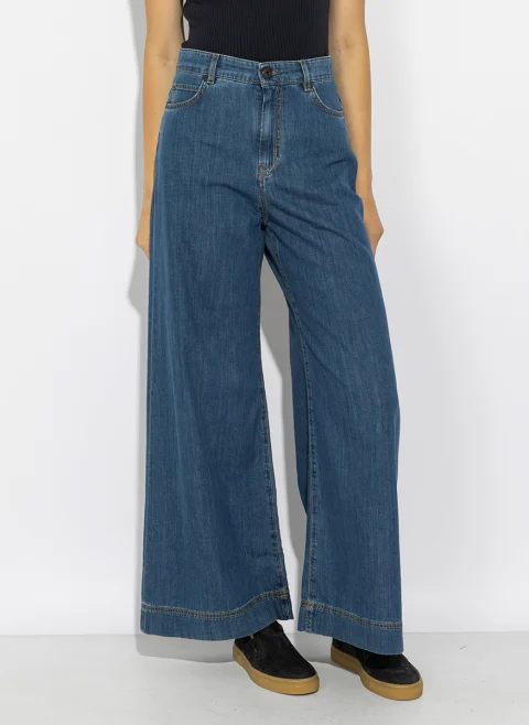 Деним 'Loose fit' Weekend Max Mara Wkdvega — снимка 4