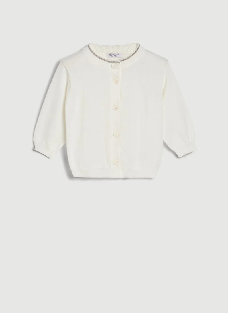 Жилетка от памук Brunello Cucinelli Kids
