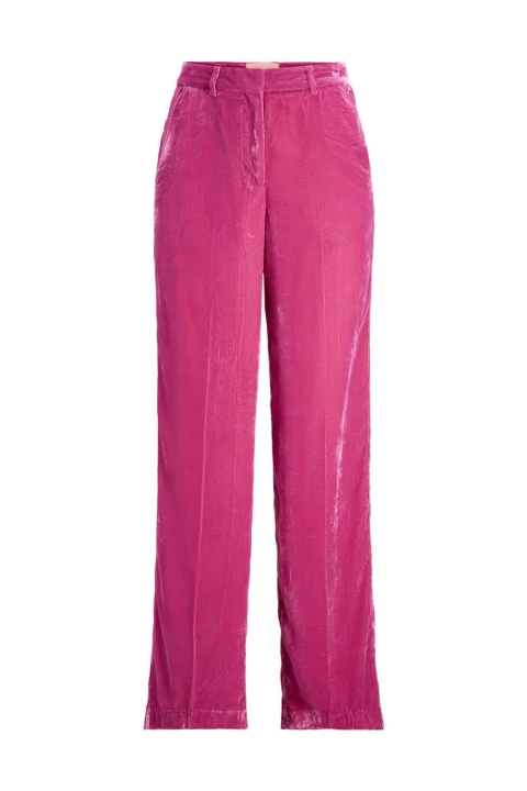 Панталони Jxmary Velvet Reg Hw Pant 12222666 18-2043 TCX Raspberry Sorbet
