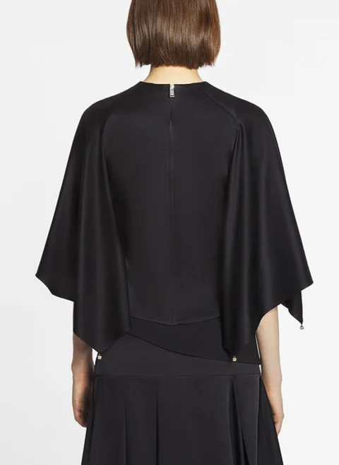 Сатениран топ 'Cape Style' Lanvin — снимка 3