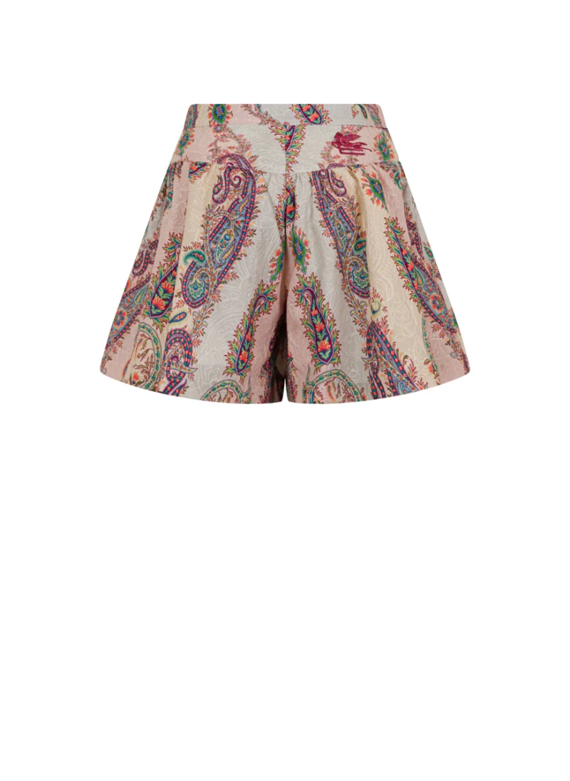 Къс панталон с 'Paisley' принт Etro Kids — снимка 2