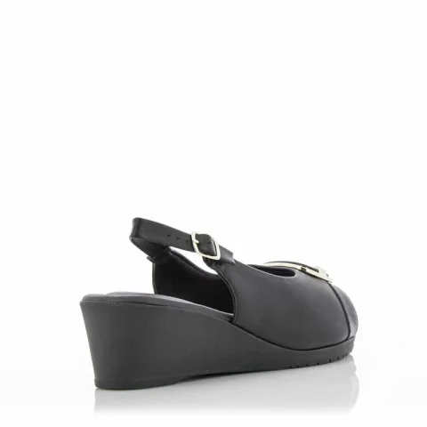 Дамски Сандали На Платформа PICCADILLY – 16301004 STRETCH SOFT PRETO — снимка 2
