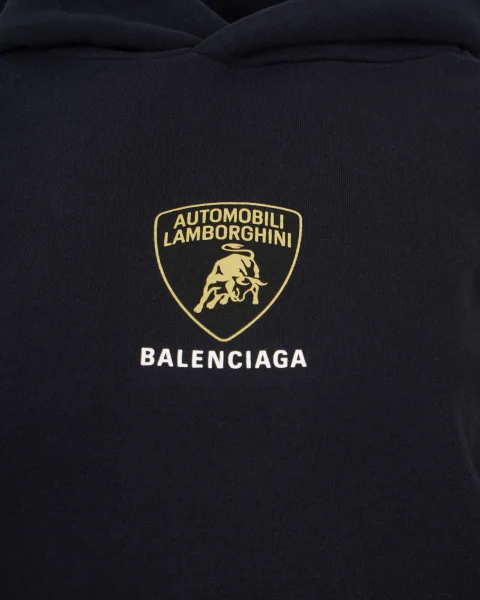 Automobili Lamborghini Hoodie Medium Fit in Black Faded — снимка 2