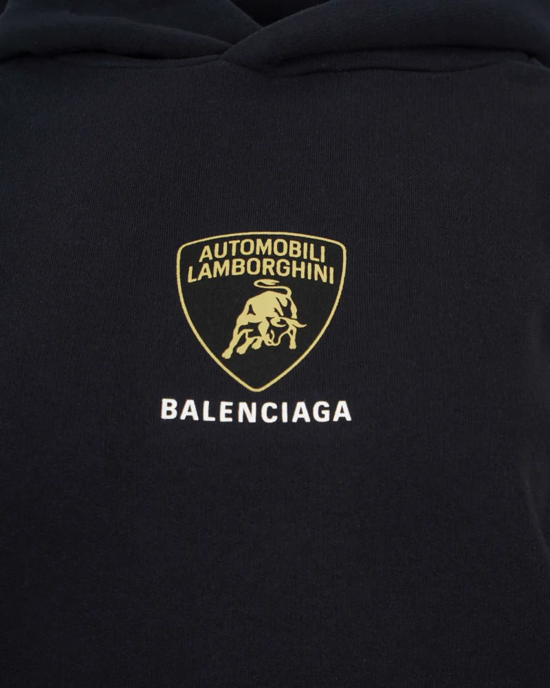 Automobili Lamborghini Hoodie Medium Fit in Black Faded — снимка 2