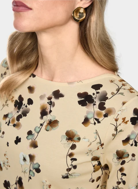 Блуза с цялостен принт Marc Cain Collections — снимка 4