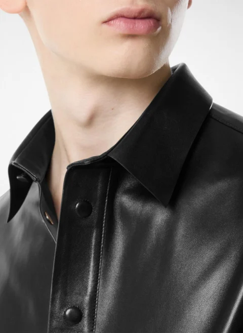 Риза от естествена кожа Tom Ford — снимка 4