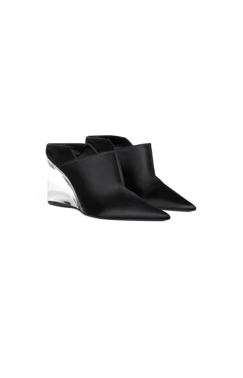 Black Invisible Mules — снимка 2
