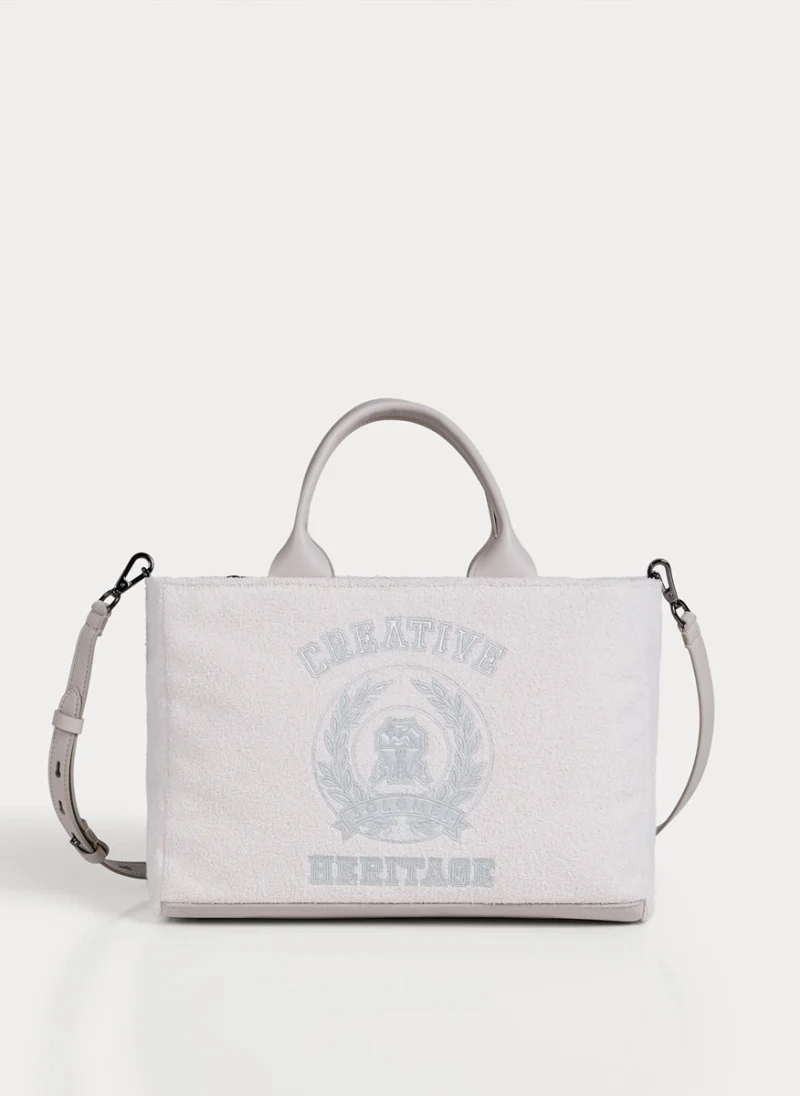 Чанта с бродерия Brunello Cucinelli Kids