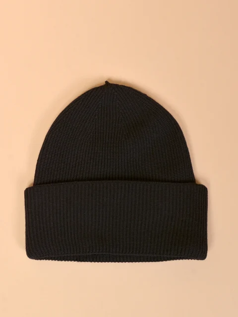 ЧЕРНА ШАПКА ОТ МОХЕР Woolen beanie black — снимка 2