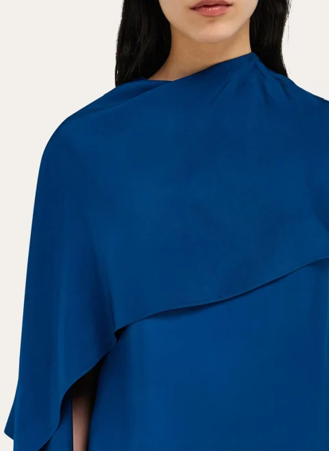 Блуза с 'cape' детайл Ferragamo — снимка 4