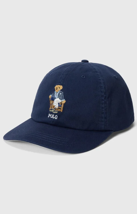 Шапка с козирка с POLO BEAR бродерия